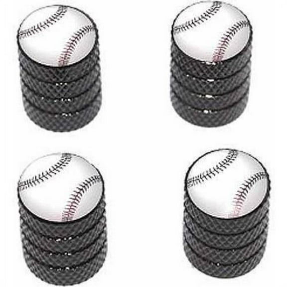 Baseball Softball Tire Rim Wheel Aluminum Valve Stem Caps, Multiple Colors