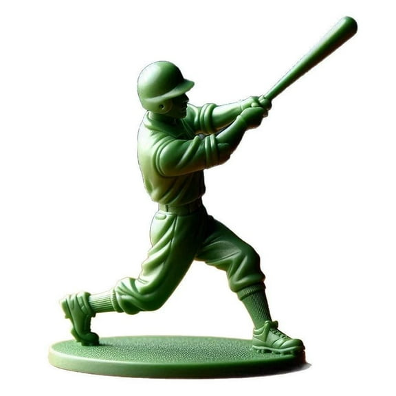 Baseball Soldier Figurines,2 Inches Green Baseball Players Pitcher, Catcher,Fielder Figurines,Classic Toy Soldiers Set,Funny Navy Figures,Gift Baseball Man Baseball and Army for Fans Enthusiasts XLCG
