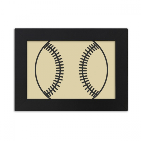 Baseball Sport Line Drawing Pattern Desktop Photo Frame Ornaments Picture Art Painting
