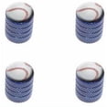 thumbnail image 1 of Baseball Sporting Goods Sportsball Tire Rim Wheel Aluminum Valve Stem Caps, Multiple Colors, 1 of 1