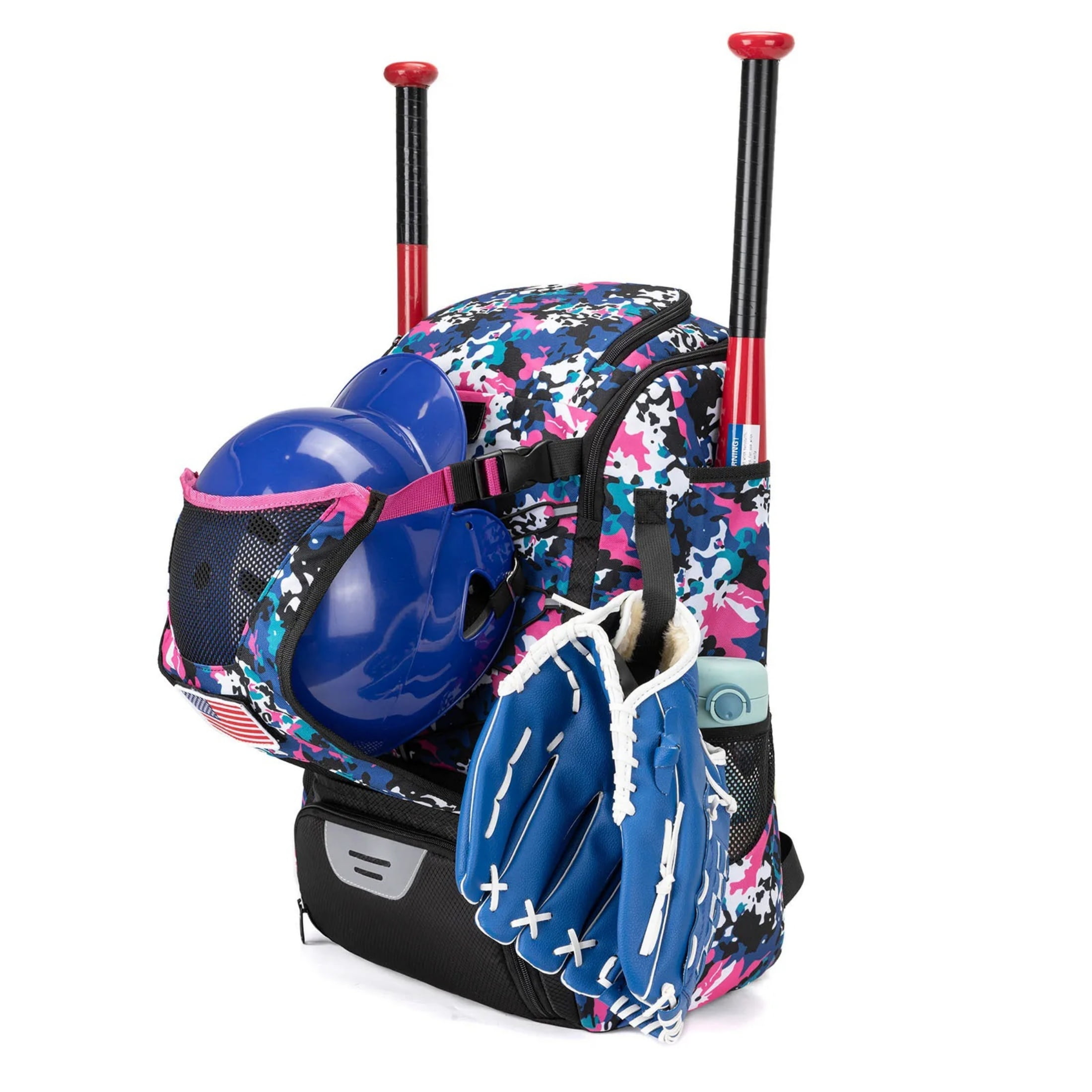 Baseball Sports Backpack – Waterproof & Durable Training Duffel Bag with Multiple Compartments, Ventilated Shoe Storage, and Padded Laptop Sleeve for Athletes & Outdoor Use