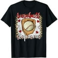 thumbnail image 1 of Baseball Sports Player Leopard Print Baseball Stepmom T-Shirt, 1 of 5