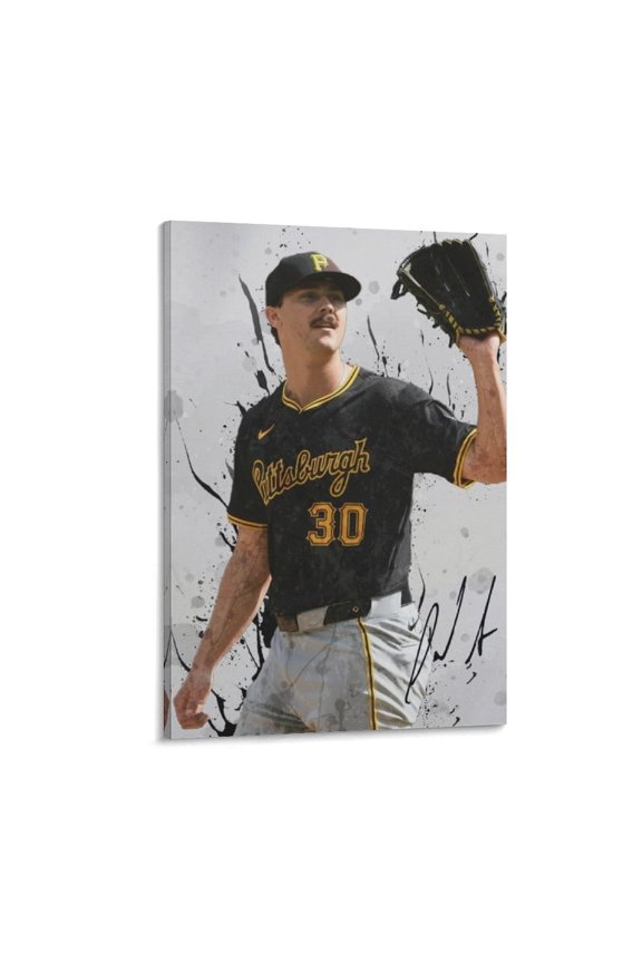 Baseball Star Paul Skenes Poster Wall Art Poster Gifts Bedroom Prints Home Decor Hanging Picture Canvas Painting Posters 24x36inch(60x90cm)