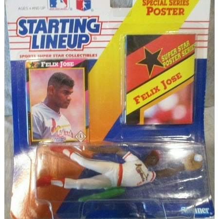 Baseball Starting Lineup 1992 Felix Jose Collectible Figure