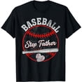 thumbnail image 1 of Baseball Step Father Matching Family Baseball Player T-Shirt, 1 of 5
