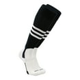 thumbnail image 1 of Baseball Stirrup Socks Pattern B (Black/White, Medium) - Black/White,Medium, 1 of 2