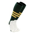 thumbnail image 1 of Baseball Stirrup Socks Pattern D (Dark Green/White/Gold, X-Large) - Dark Green/White/Gold,X-Large, 1 of 5