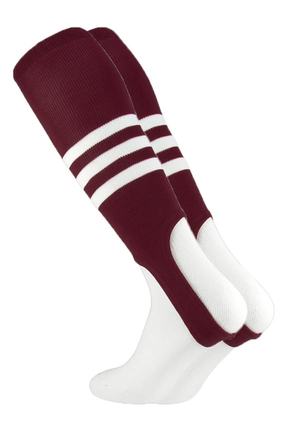 Baseball Stirrups Pattern B (Maroon/White, Medium)