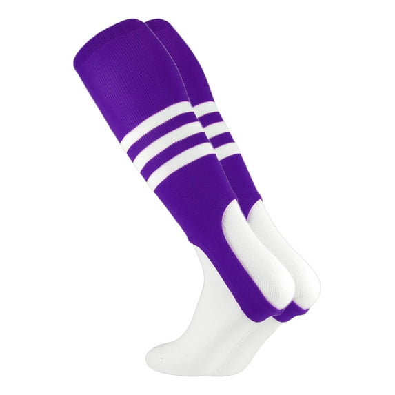 Baseball Stirrups Pattern B (Purple/White, Large)
