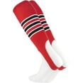 thumbnail image 1 of Baseball Stirrups Pattern D (Scarlet/Black/White, Large), 1 of 2