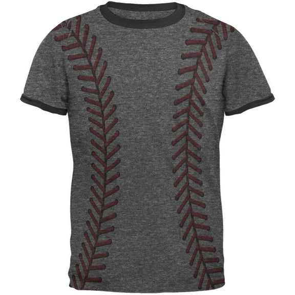 Baseball Stitches Mens Ringer T Shirt