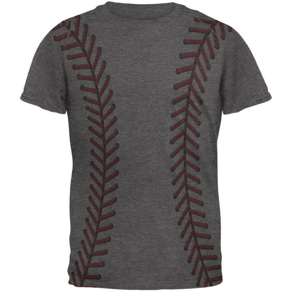 Baseball Stitches Mens Soft T Shirt