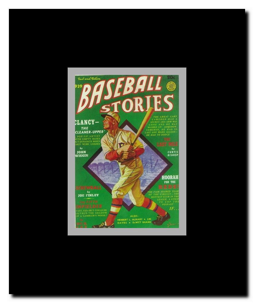 Baseball Stories (Pulp) Framed Movie Poster