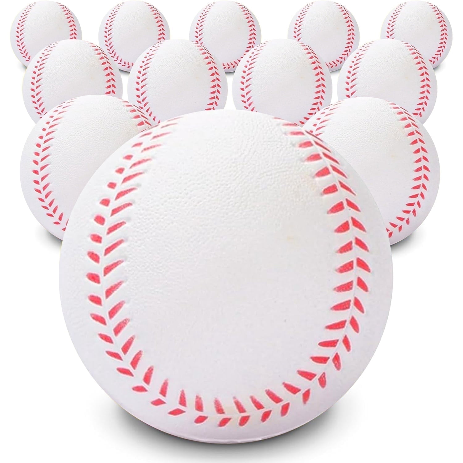 Xueyu 12 Pack Foam Baseballs Training Balls, Choose Baseballs for Safe ...