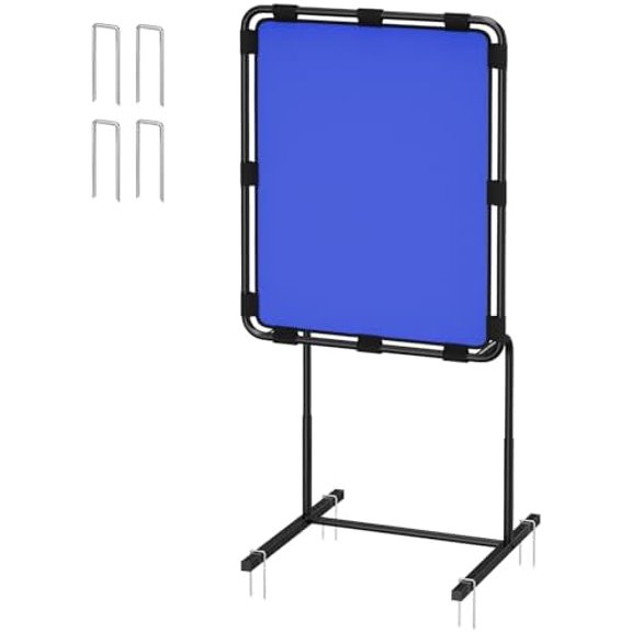 Baseball Strike Zone Target for Plastic Balls Adjustable Height Pitching Target Strike Zone, Blue$$Sport & Recreation Other