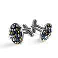 thumbnail image 1 of Baseball Stylish Mens Cufflink Set for Formal Attire, Made of Stainless Steel, for Any Occasion, 1 of 6