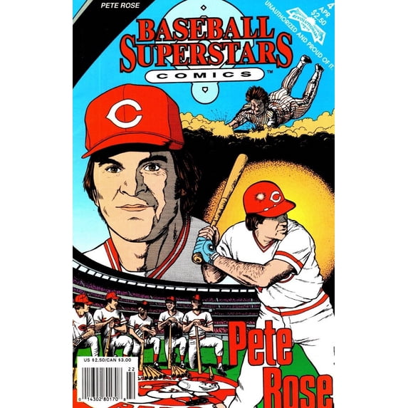 Baseball Superstars Comics #4 (Newsstand) VF ; Revolutionary Comic Book