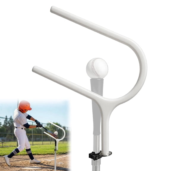 25° Baseball Swing Path Trainer, Upgraded All-Aluminum Tubing Clamps Bat Path Trainer