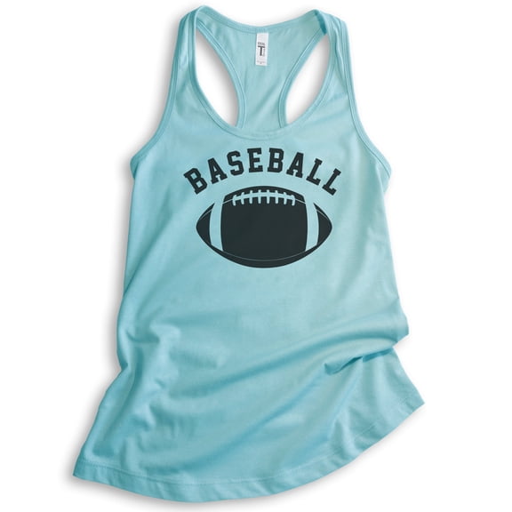 Baseball Tank Top, Ladies Racerback Tank Top, Funny Baseball Tank, Funny Football Tank, Ironic Sports Tank, Cancun, Medium