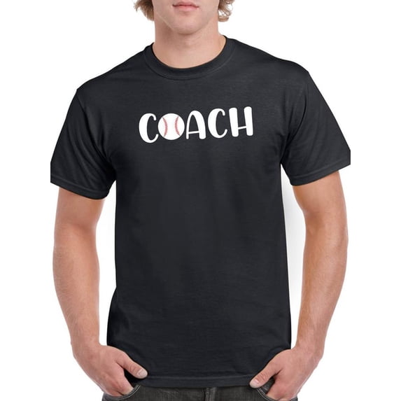 Baseball Team Teacher T-Shirt Men -Smartprints Designs, Male 3X-Large