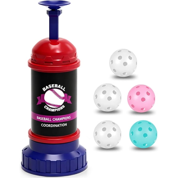 Baseball  Tee Ball Popper,Pop Up Baseball Trainer,Hitting Tee for  Swings,Batting Machine for Practicing Hitting Without a Pitcher