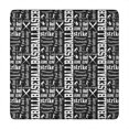 thumbnail image 1 of Baseball Terms Pattern Square Fitted Tablecloth with Elastic Edge,Square Table Cover,Washable Elastic Table Cover for Home Kitchen Party Decor 34"x34", 1 of 6