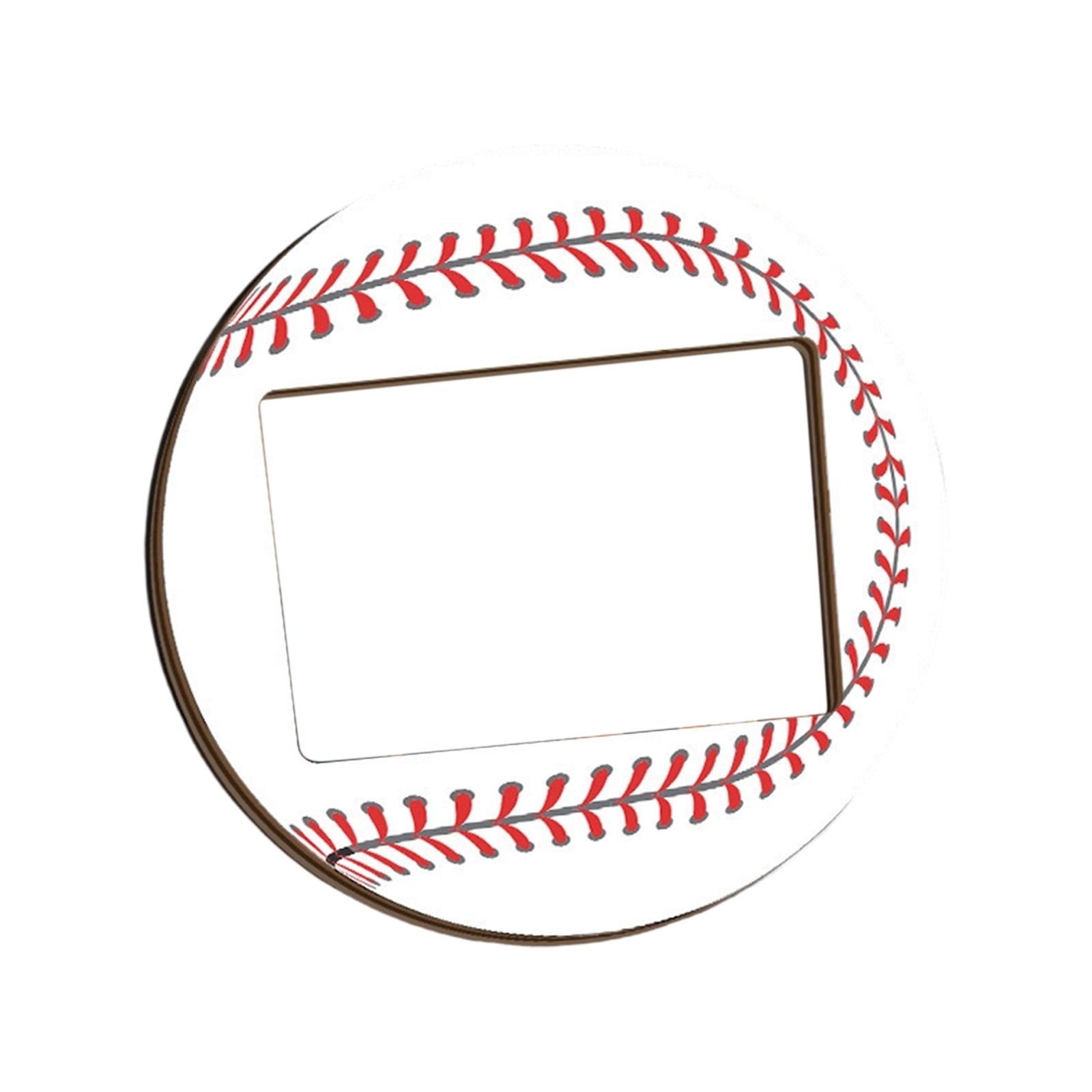 Baseball Theme Wooden Picture Frame for Desktop, Sports Style Photo ...