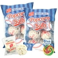 Baseball Themed Popcorn Balls, OIF8 Sports Team Party Favor Snack, 8