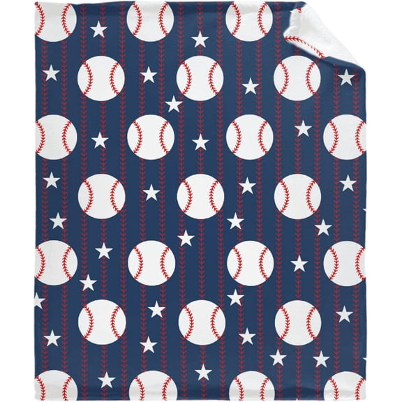Baseball Throw Blanket Super Soft Flannel Blanket Fuzzy Plush Lightweight Cozy Warm Fleece Blanket for Couch Sofa Bed Christmas Birthday Gifts for Baby/Pets