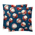 thumbnail image 1 of Baseball Throw Pillow - Velvet Pillow Inserts Covers with Unique Patterns - Set of 2 - Available in 16x16, 18x18, 20x20 Inches for Various Occasions, 1 of 6