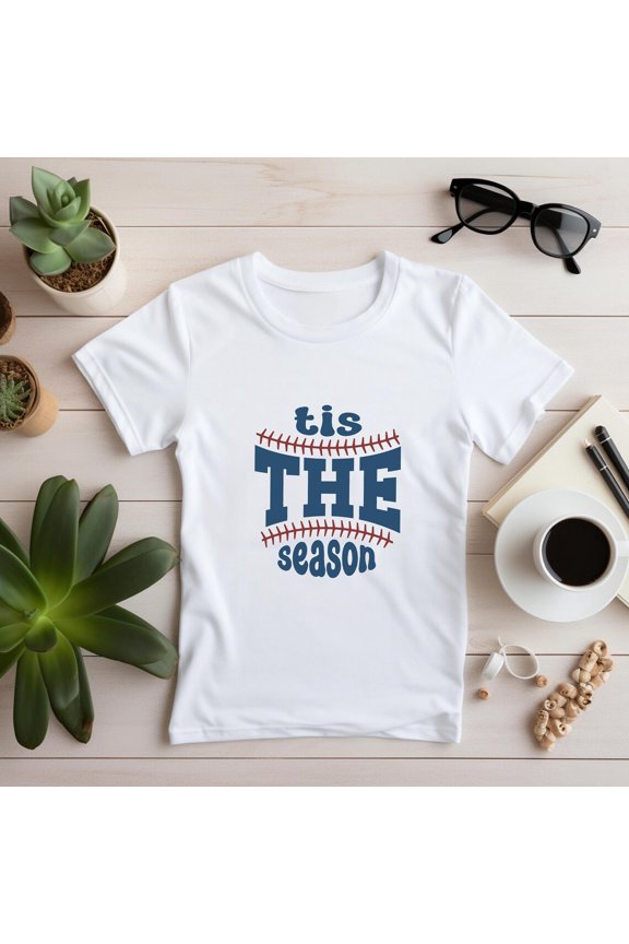 Baseball Tis The Season T-Shirt, Game Day Shirt, Baseball Team Shirts, Team Mascot Tee, Baseball Family , Cheer Mom Shirt,Baseball Shirt All Size S-5XL