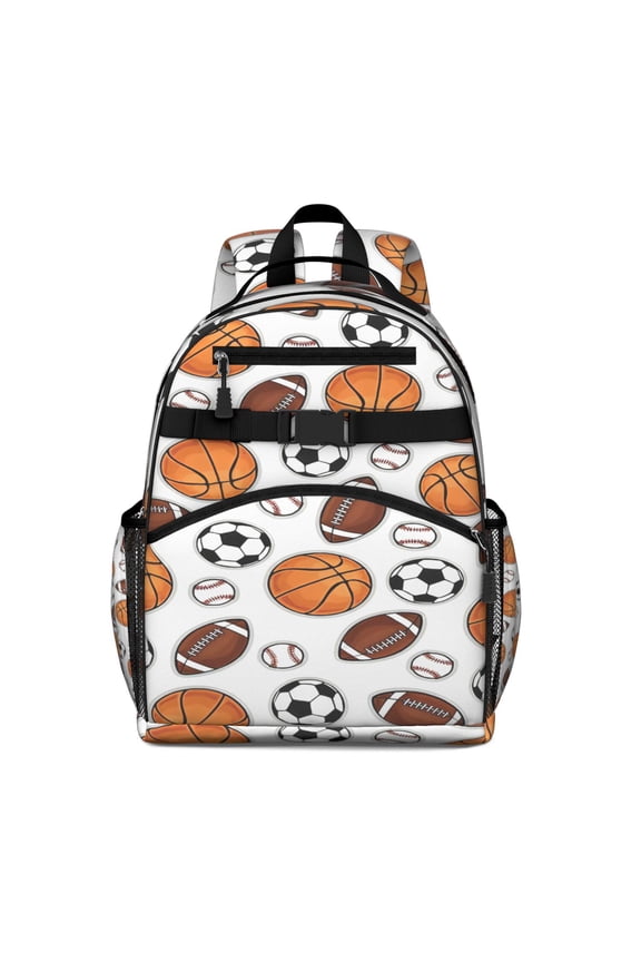 Baseball Backpack Spacious Adjustable Shoulder Straps Chest Buckle Durable Backpack For Student