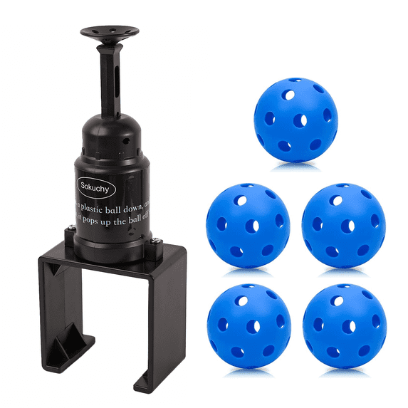 Sokuchy Baseball Wiffle Ball Training Popper, Pop Up Tee Balls to The Perfect Height for Batting Trainer, Batting Machine for Practicing Hitting Without a Pitcher(Comes with 5 Wiffle Balls)