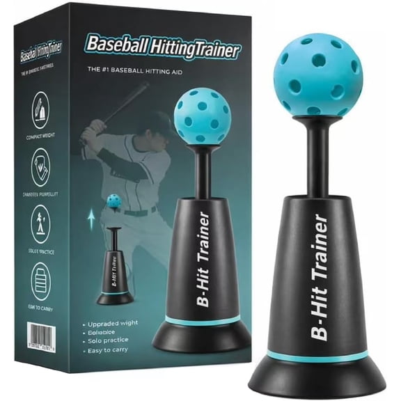 Baseball Training Tee Popper  Pop Up Hitting Tee for Perfect Swings, Self Pitching Baseball Trainer