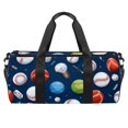 Baseball Travel Tote, Yoga Bag, Dance Bag, Luggage Bag Sports Bag