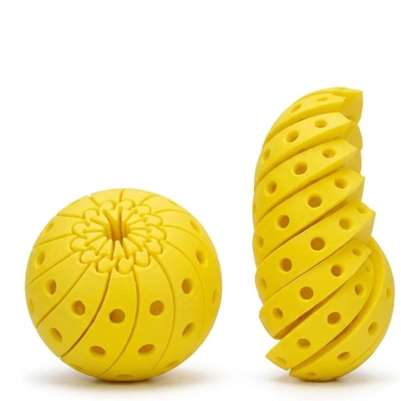 Baseball Twist & Turn Fidget Ball, Kinetic Spiral Fidget Toy, Calming Sensory Puzzle, Portable Anxiety Relief Tool for All Ages(Pickball)
