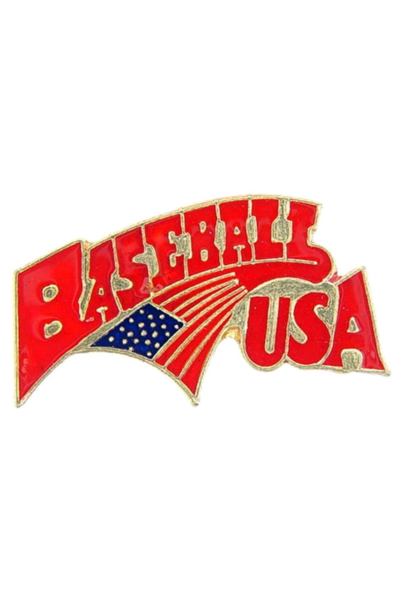 Eagle Emblems P61570 Pin - Baseball, USA - 1 in.