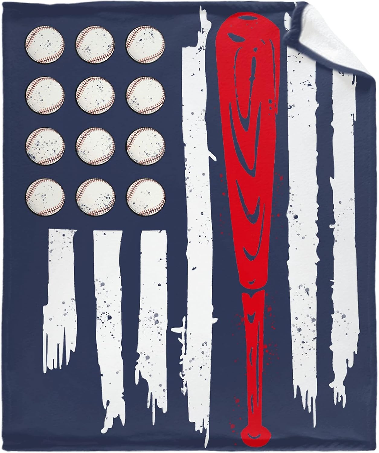 Baseball Ulta Soft Fleece Flannel Blankets Birthday Throw Blanket