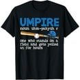 thumbnail image 1 of Baseball Umpire Baseball Player Baseball Team Sport T-Shirt, 1 of 7