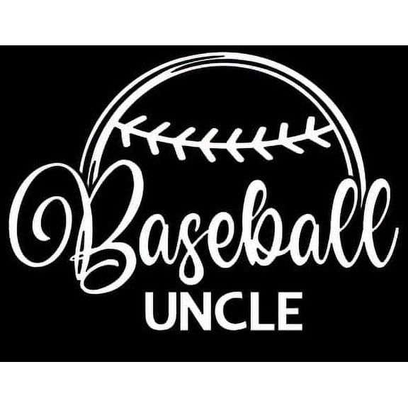 Baseball Uncle - Car Window - Premium Vinyl Decal/Sticker