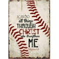 thumbnail image 1 of Baseball Vintage Metal Signs, Tin Signs - Nostalgic Vintage Metal Wall Decor - Tin Sign Decorations for Boys Room - for Boys Bedroom Sports Signs 8x12 Inch, 1 of 4