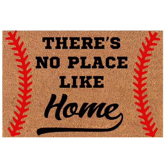 Baseball Welcome Doormat, Aetherz Home Sweet Home Entrance Doormat Sport Theme Rug Non Slip Outdoor Indoor Mat Front Back Door Floor Mat Porch Hallway Entryway Outside Inside