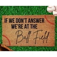 thumbnail image 1 of Baseball Welcome Mats, Baseball Doormats, Housewarming Gifts, Baseball Gifts, Spring Doormats, Porch Decor, Doormats, Front Door Doormats Housewarming Gifts 18x30 Inch, 1 of 4