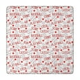 thumbnail image 1 of Baseball Word Pattern Square Fitted Tablecloth with Elastic Edge,Square Table Cover,Washable Elastic Table Cover for Home Kitchen Party Decor 34"x34", 1 of 6
