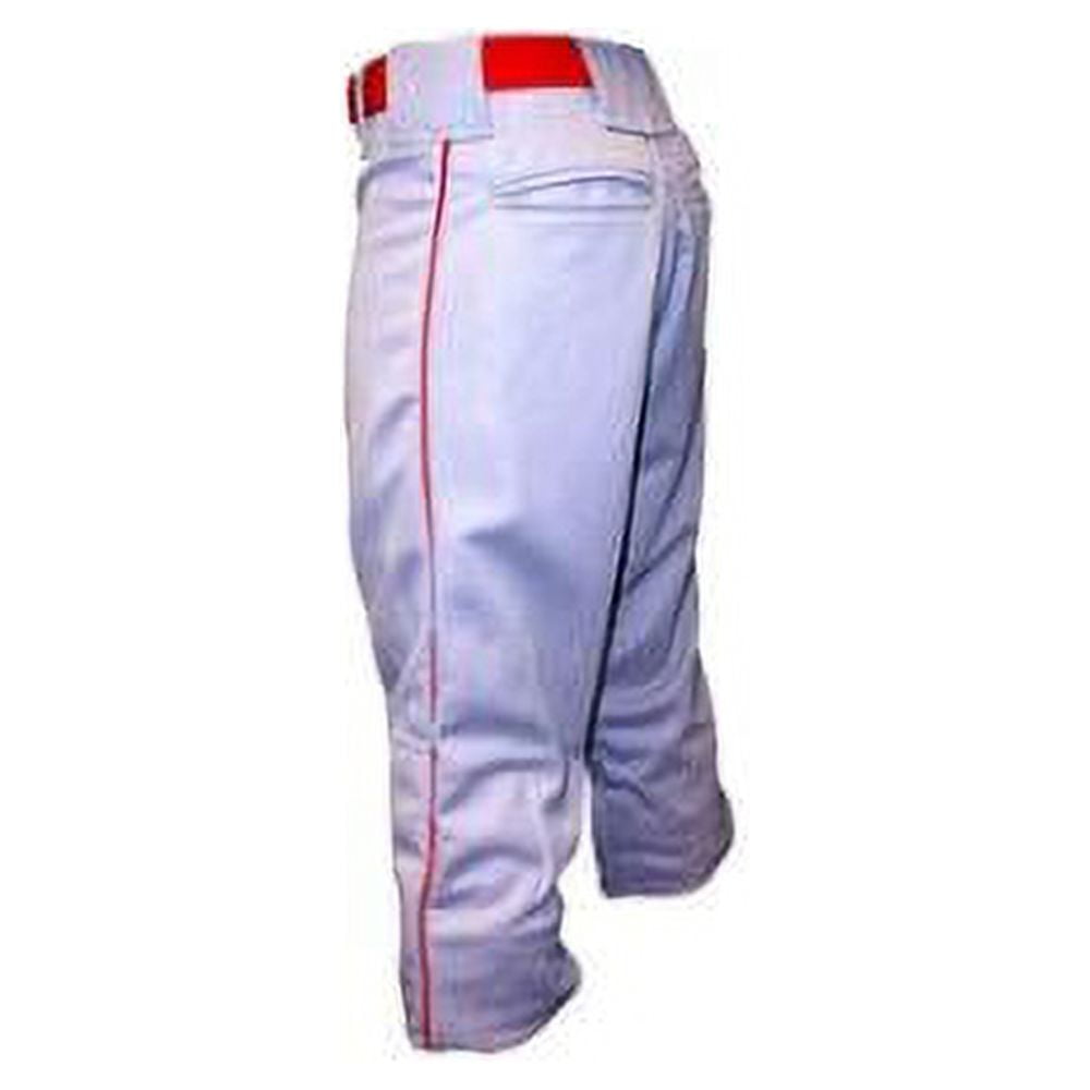 Baseball Youth Pants w Piping and Colors (Extra SmallGrey/Navy