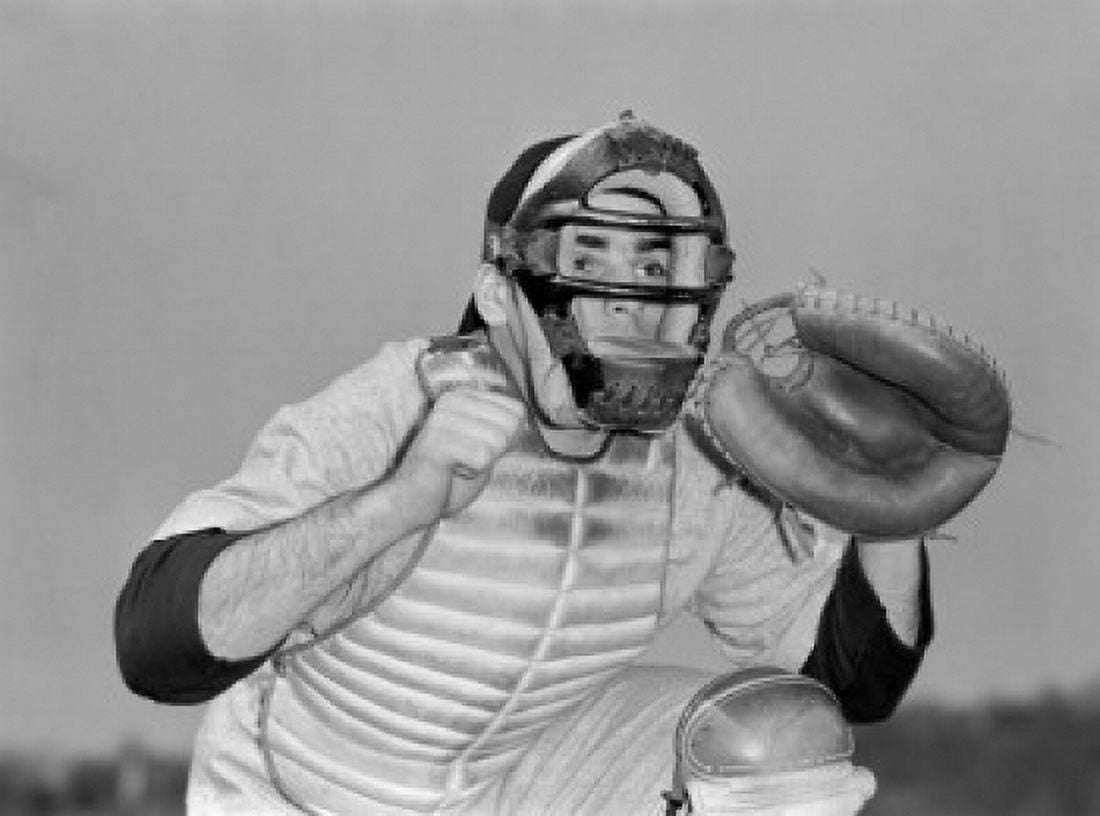 Baseball catcher Canvas Art - (24 x 36)