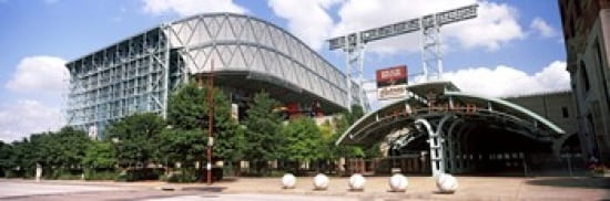 Baseball field Minute Maid Park Houston Texas USA Canvas Art - Panoramic Images (36 x 12)