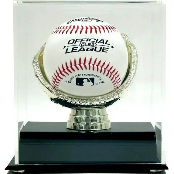 Baseball Gold Glove Acrylic Display Case New