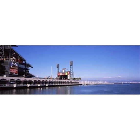 Baseball park at the waterfront AT&T Park San Francisco California USA Poster Print by - 36 x 12