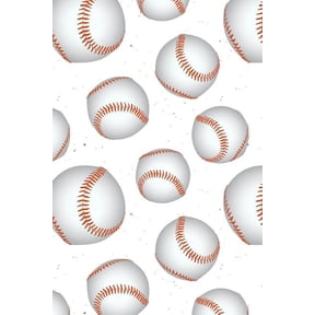 Baseballs: Graph Paper Notebook, 6x9 Inch, 120 pages (Paperback)